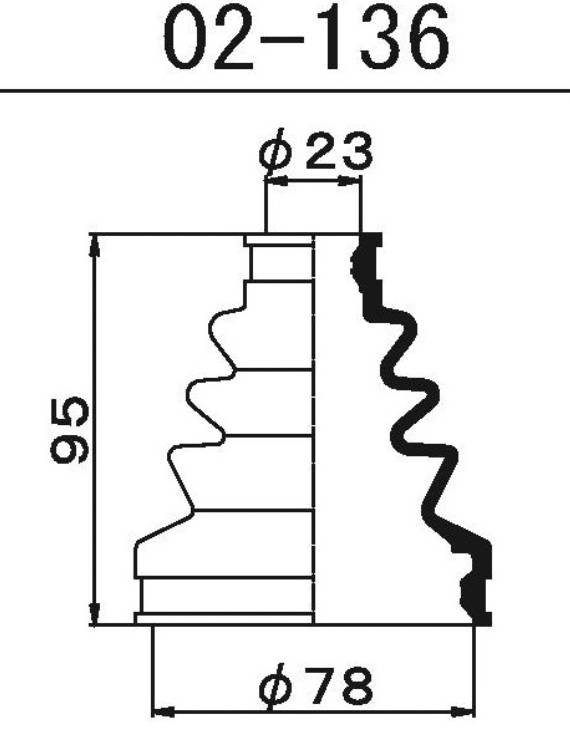 Пыльник шруса 02136 MARUICHI