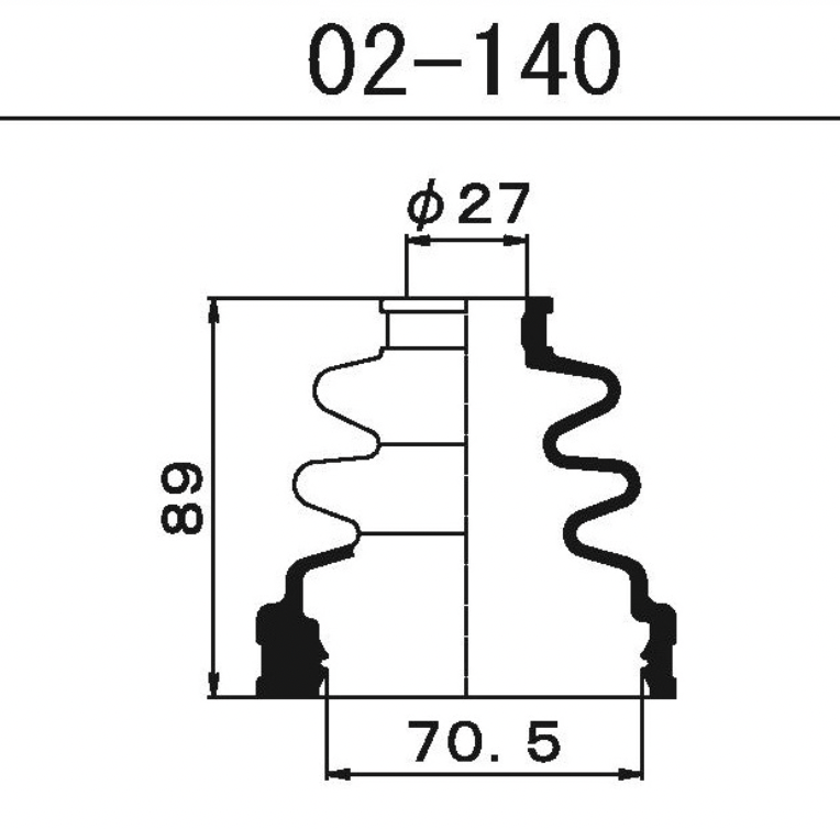 Пыльник шруса трипоид 02140 MARUICHI