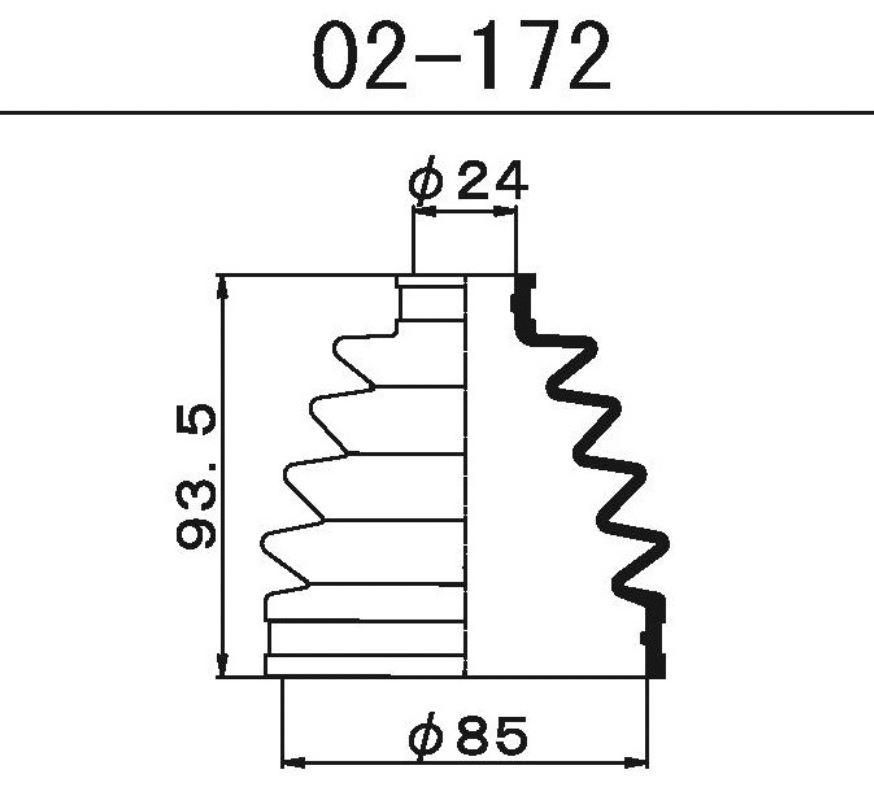 Пыльник шруса 02172 MARUICHI