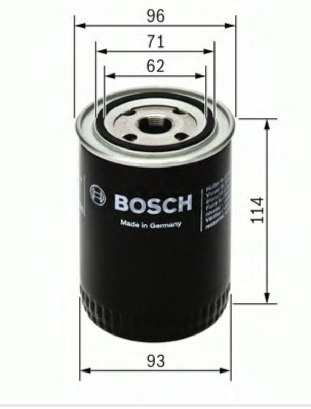 Фильтр масляный 0 451 103 313 BOSCH