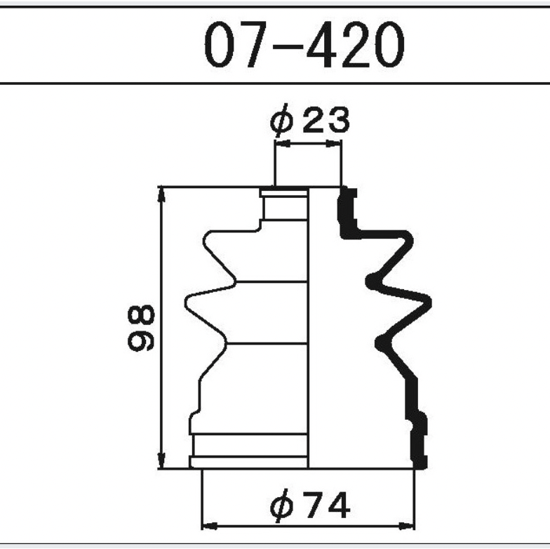 Пыльник шруса 07420 MARUICHI
