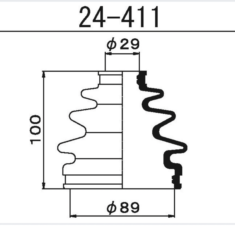 Пыльник шруса 24411 MARUICHI