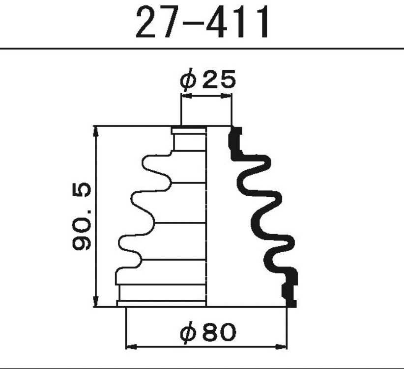 Пыльник шруса 27411 MARUICHI