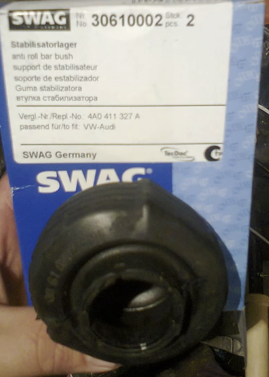 Втулка стабилизатора передняяняя 30610002 SWAG