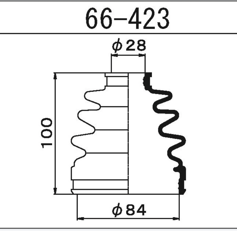 Пыльник шруса 66423 MARUICHI
