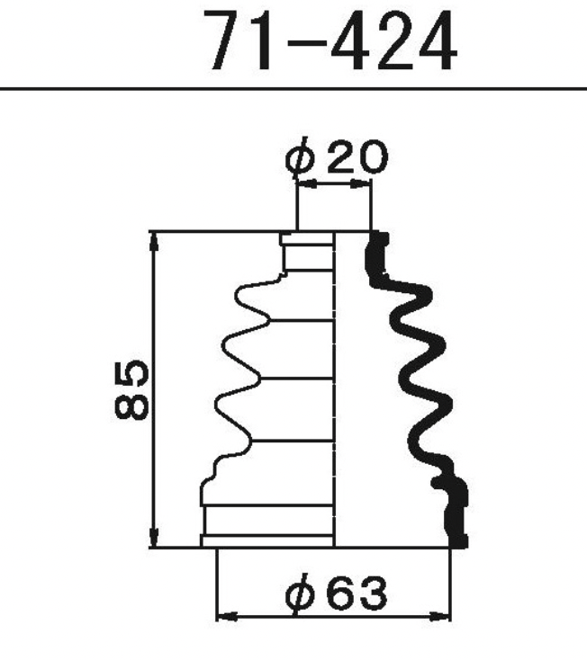 Пыльник шруса 71424 MARUICHI