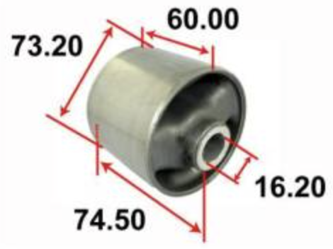 Сайлентблок задний поперечного балки малый M25V75E RBI
